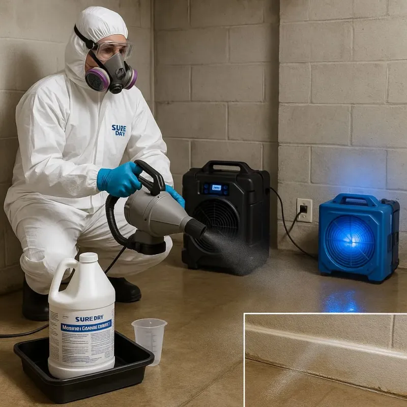 Sanitization and Odor Removal process in Mounds, OK