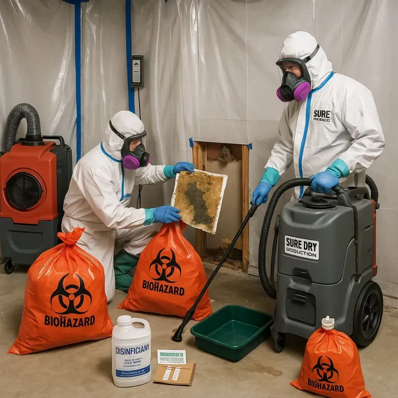 Contaminated Water Handling Protocols process in Mounds, OK
