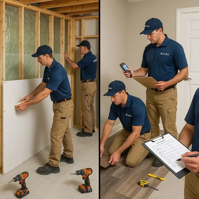 Repairs and Reconstruction process in Mounds, OK
